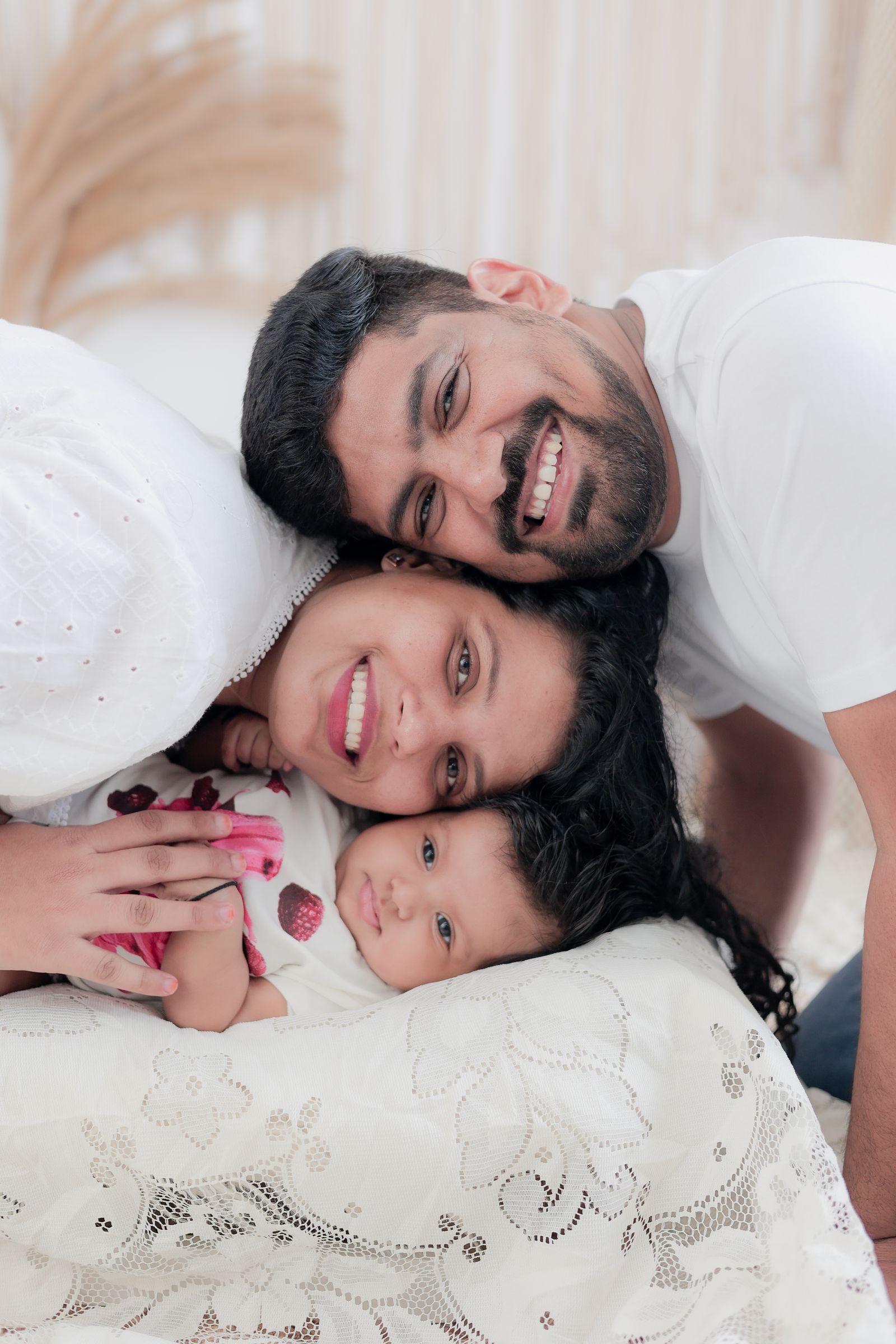 A family at home together